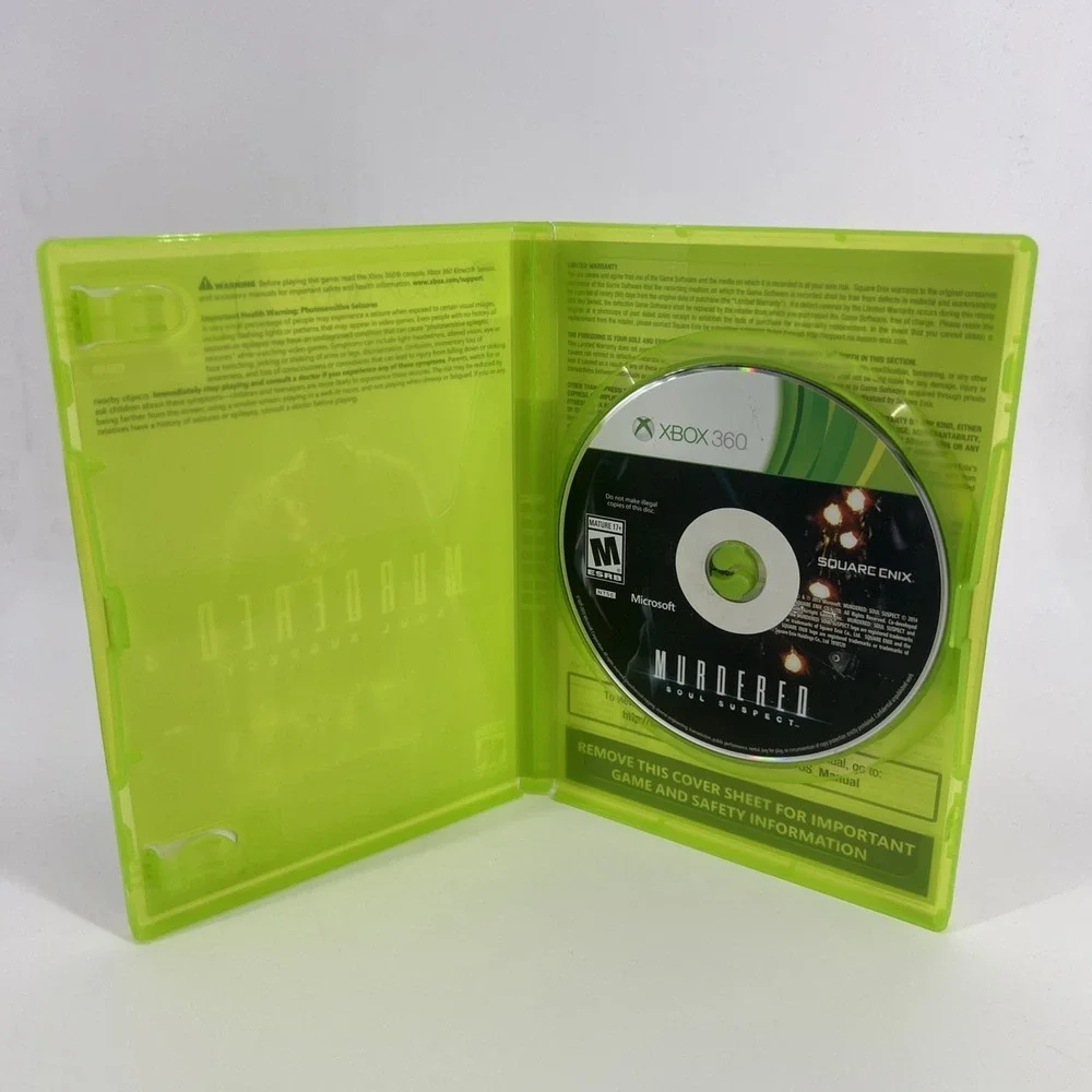Murdered: Soul Suspect (Microsoft Xbox 360, 2014)